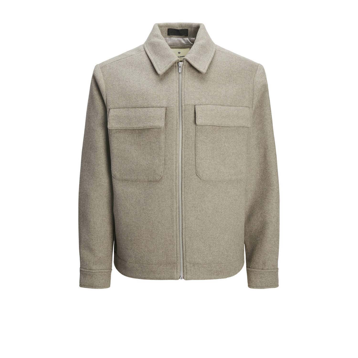 Jack & Jones Premium Regular fit overhemdjack met ritssluiting model 'BLURUSSEL'