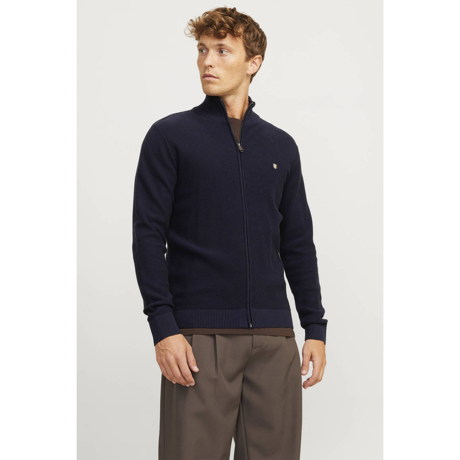 JACK & JONES PREMIUM vest JPRBLURONY donkerblauw