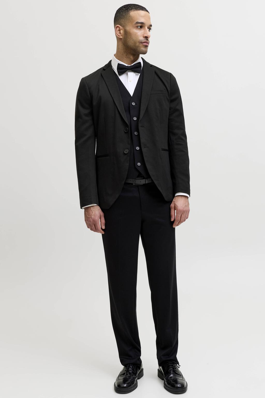JACK & JONES PREMIUM slim fit colbert JPRJAXON zwart