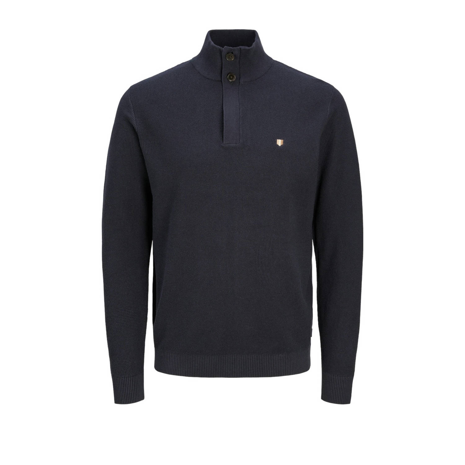 JACK & JONES PREMIUM gebreide trui JPRBLURONY donkerblauw