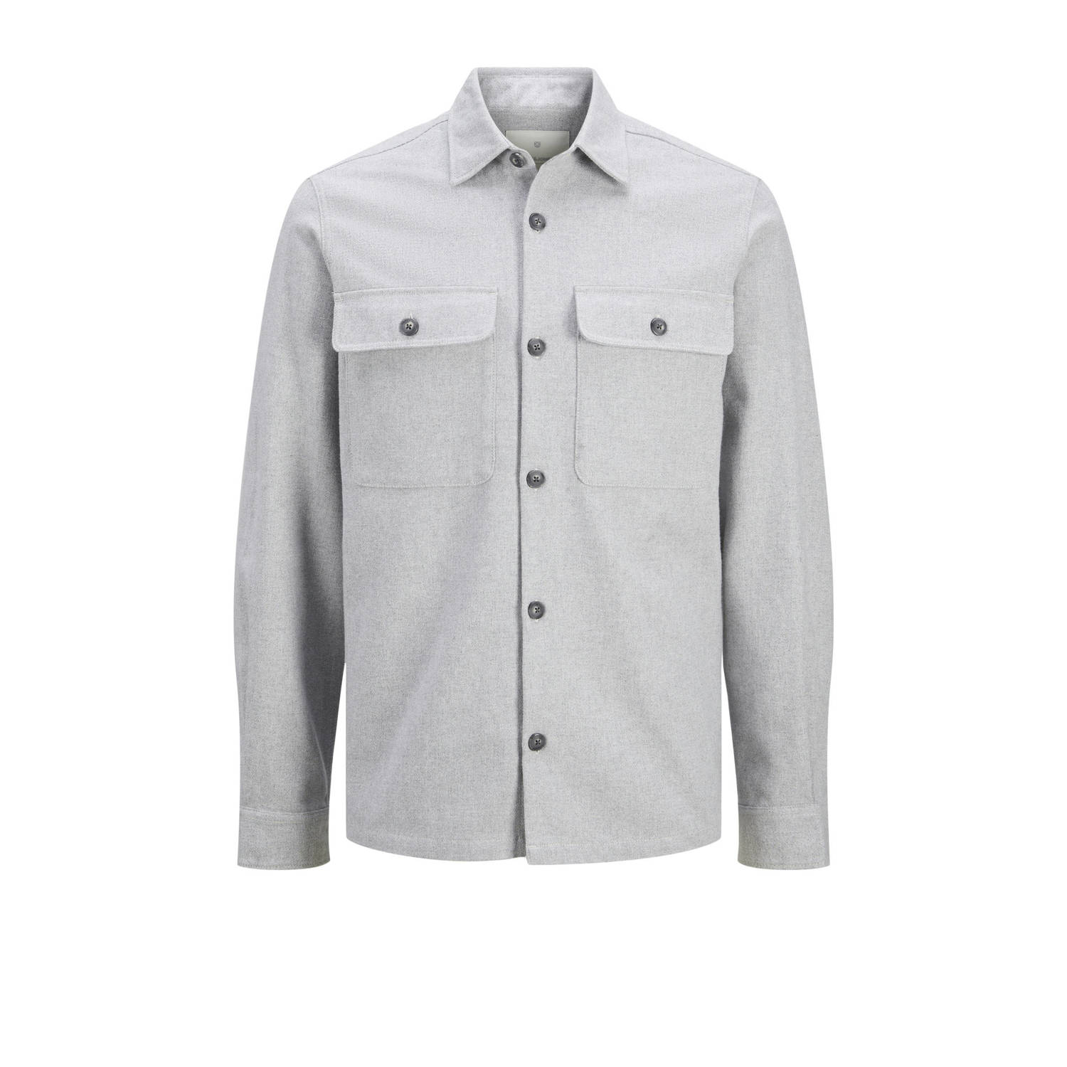 JACK & JONES PREMIUM regular fit overshirt JPRRAYMOND grijs