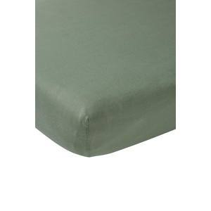 jersey boxmatras hoeslaken 75x95 cm forest green