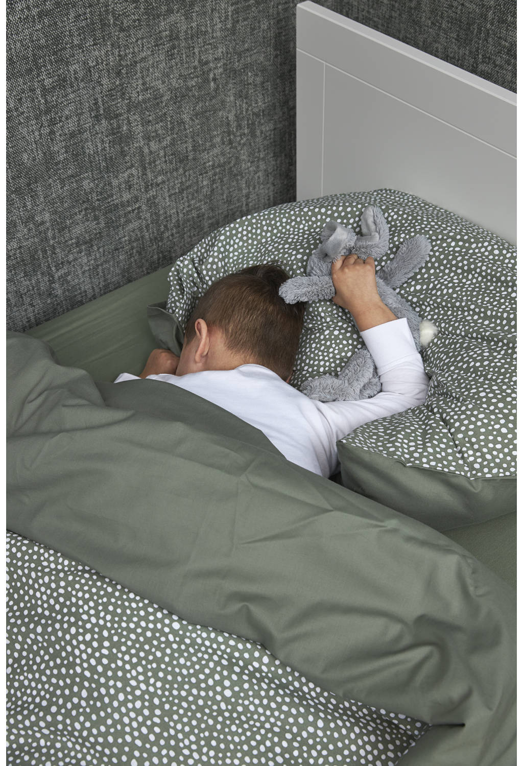 Meyco jersey juniorbed hoeslaken 70x140 150 cm forest green