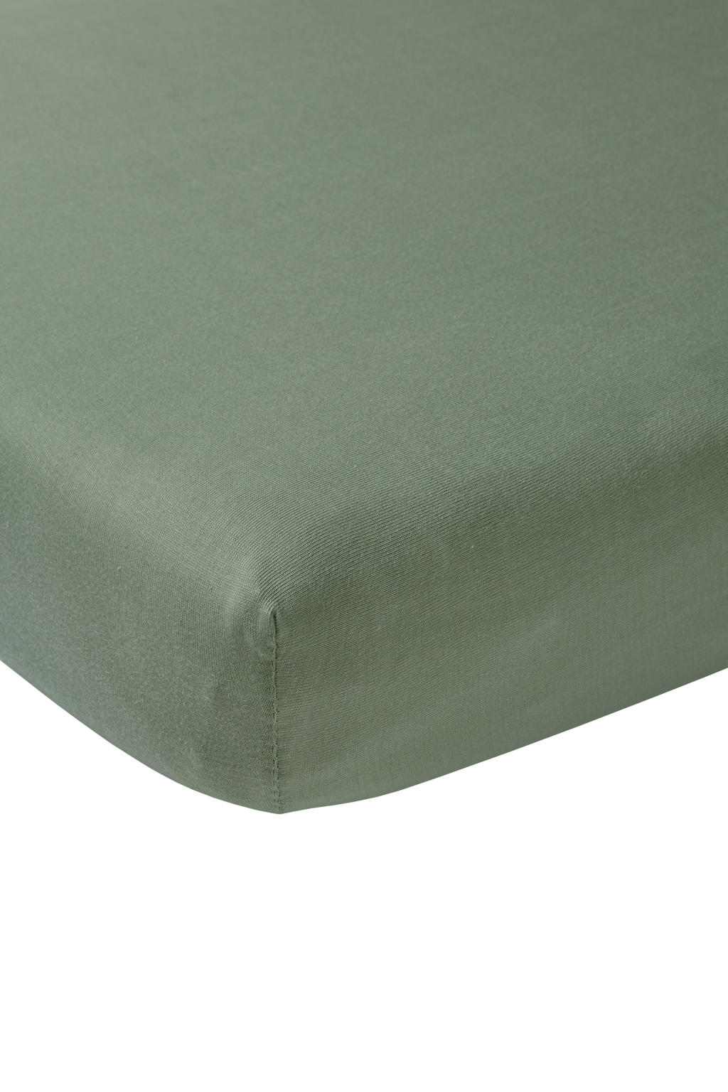 Meyco jersey juniorbed hoeslaken 70x140/150 cm forest green