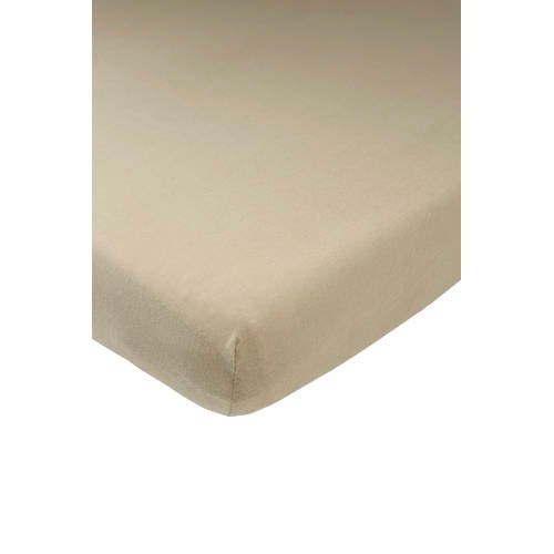 Meyco jersey co-sleeper hoeslaken 50x90 cm taupe afbeelding