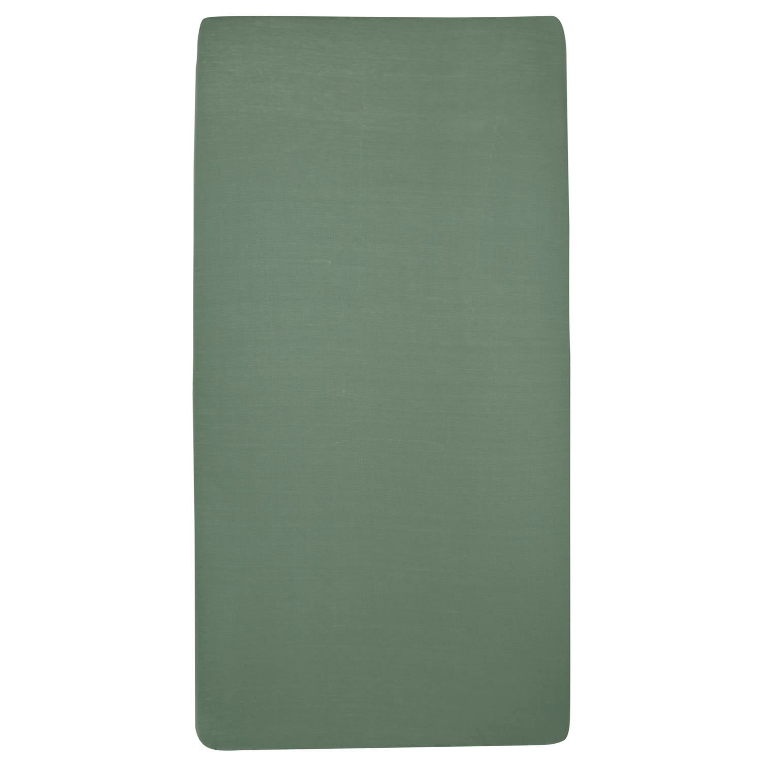 Meyco jersey ledikant hoeslaken 60x120 cm forest green