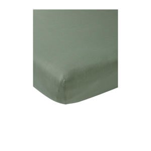jersey ledikant hoeslaken 60x120 cm forest green