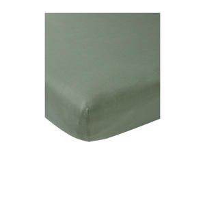 jersey ledikant hoeslaken 60x120 cm forest green