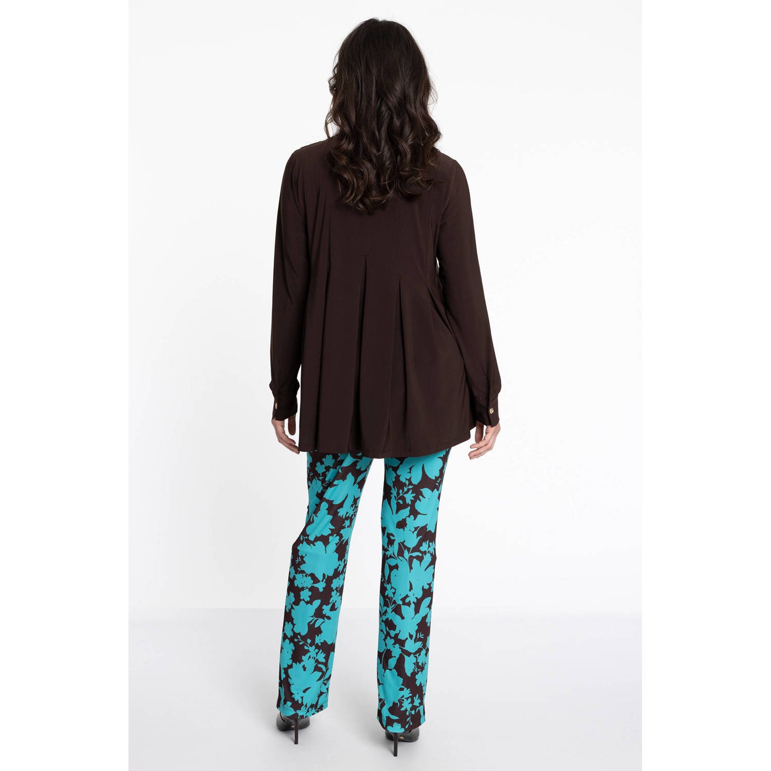 YOEK blouse DOLCE bruin