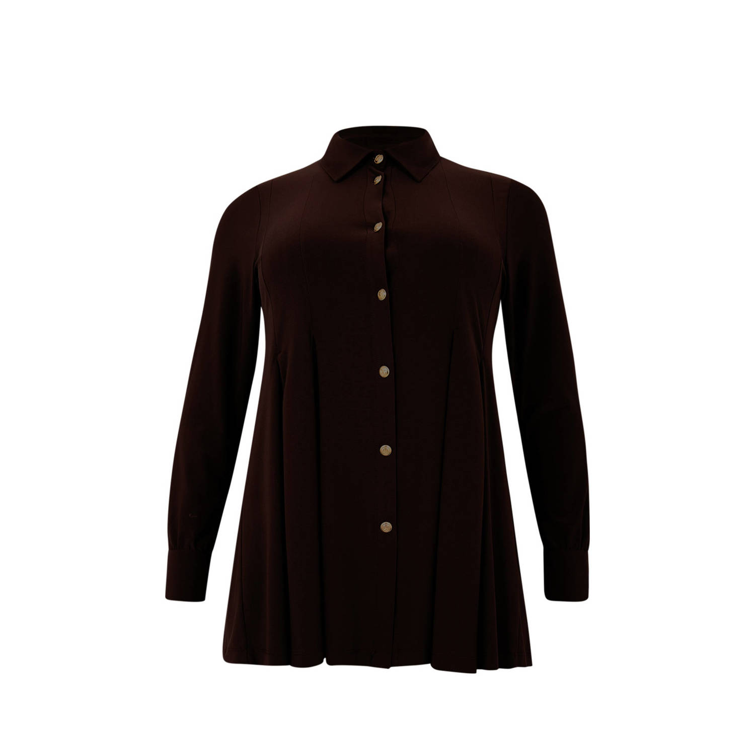 Yoek blouse DOLCE bruin