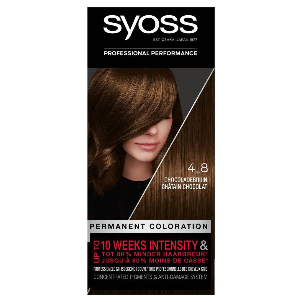 Syoss haarkleuring - 4-8 Chocolate Brown | wehkamp