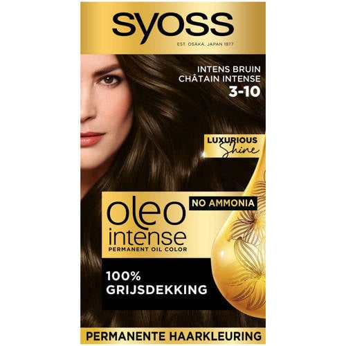 Syoss Oleo Intense haarkleuring - 3-10 Intens Bruin afbeelding