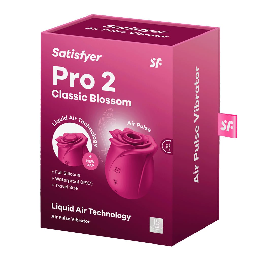 Satisfyer Pro 2 Classic Blossom vibrator - Rood