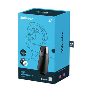 Men Vibration+ Connect App masturbator - Zwart
