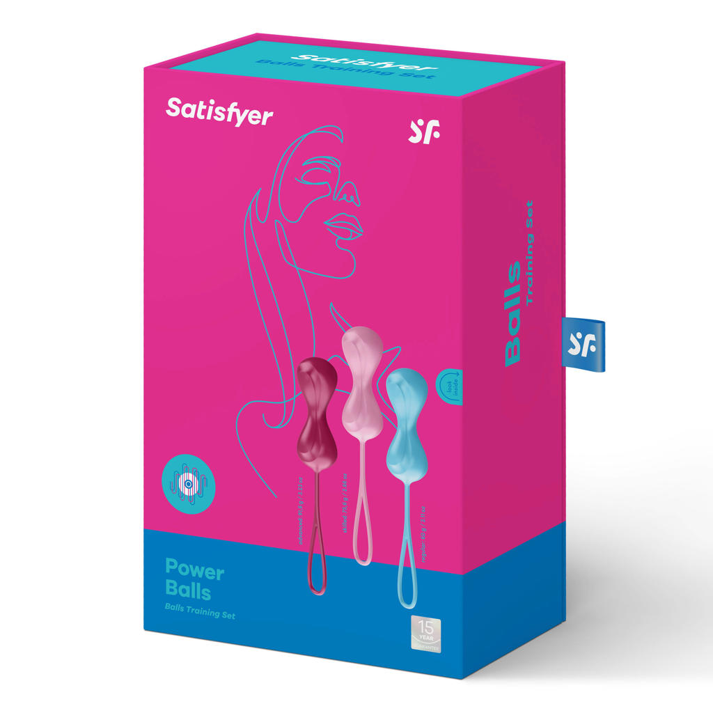 Satisfyer Power Balls (Set of 3) vaginaballetjes