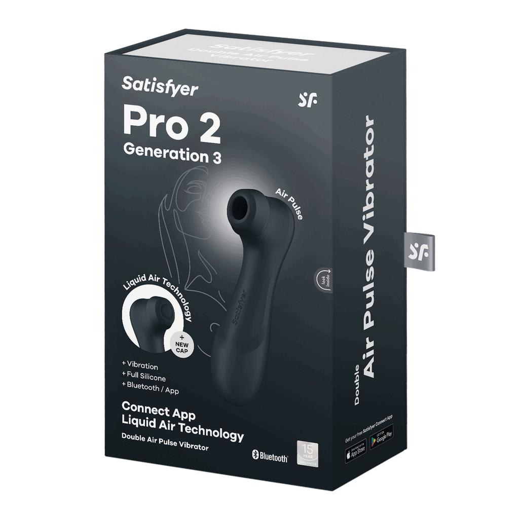 Satisfyer Pro 2 Generation 3 vibrator (incl. app control) - Zwart