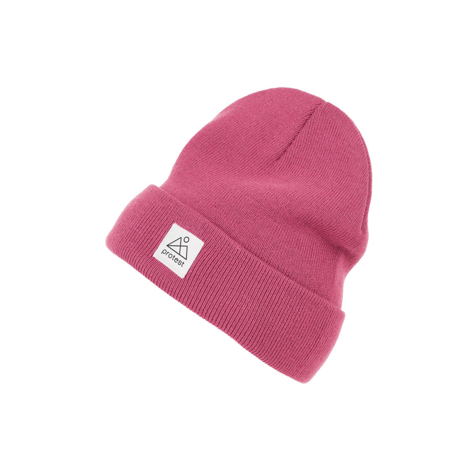 Protest muts met logoprint roze