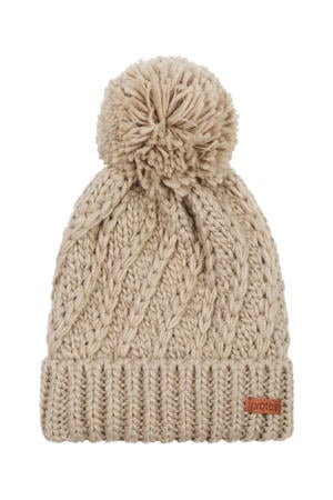 pompon muts PRTPaisley beige