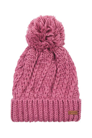 pompon muts PRTpaisley roze