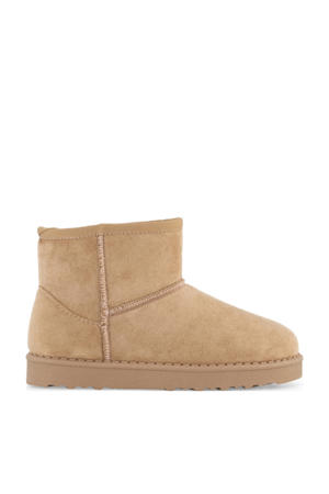 enkelboots beige