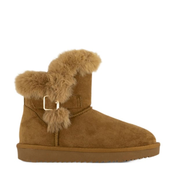 Dames Enkelboots - Elegant en Comfortabel - Warm Pluizig Binnenwerk