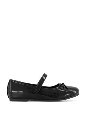 lak ballerina's zwart
