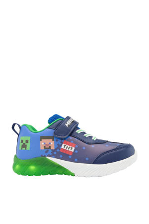   sneakers met lichtjes blauw
