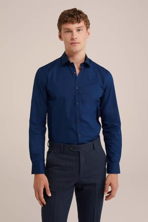 overhemd intense blue