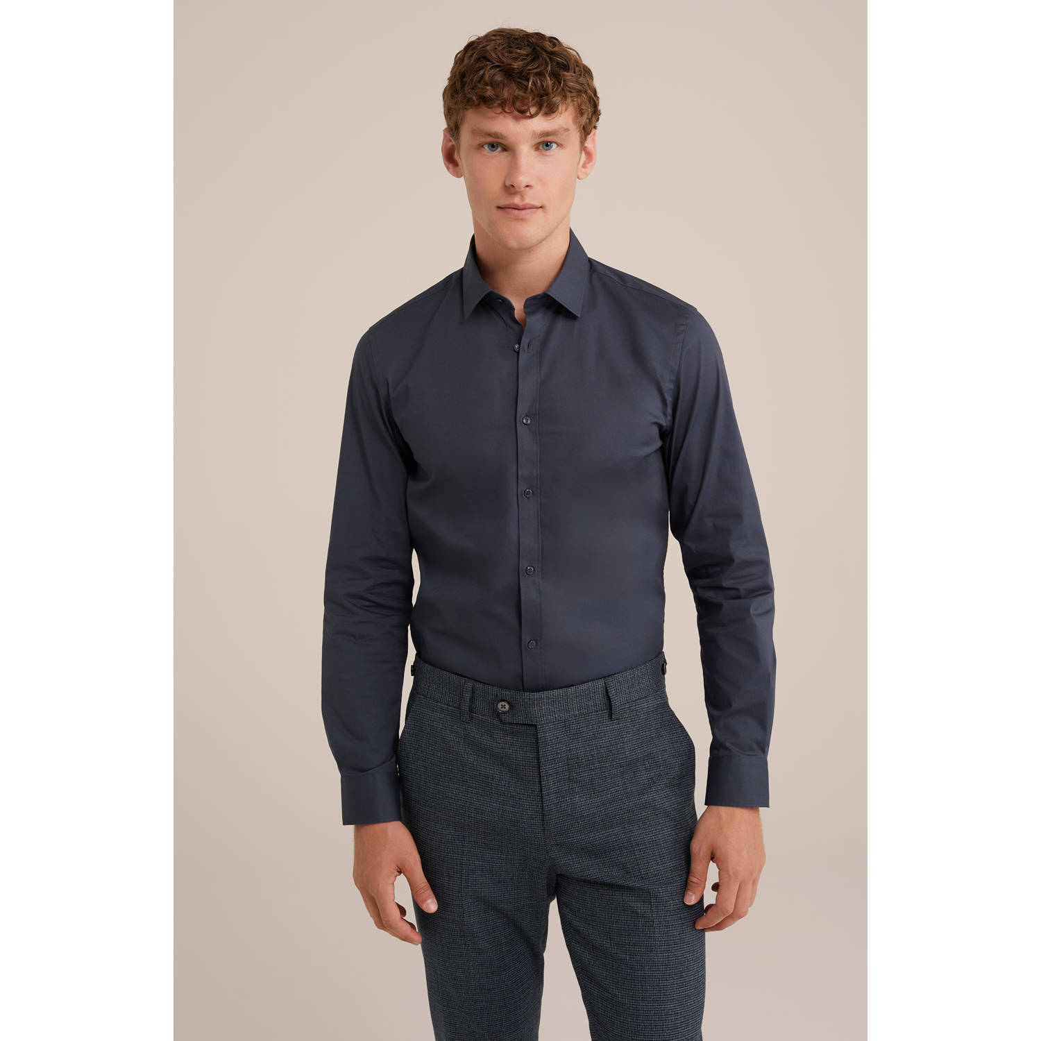 WE Fashion WE Fundamentals overhemd dark grey