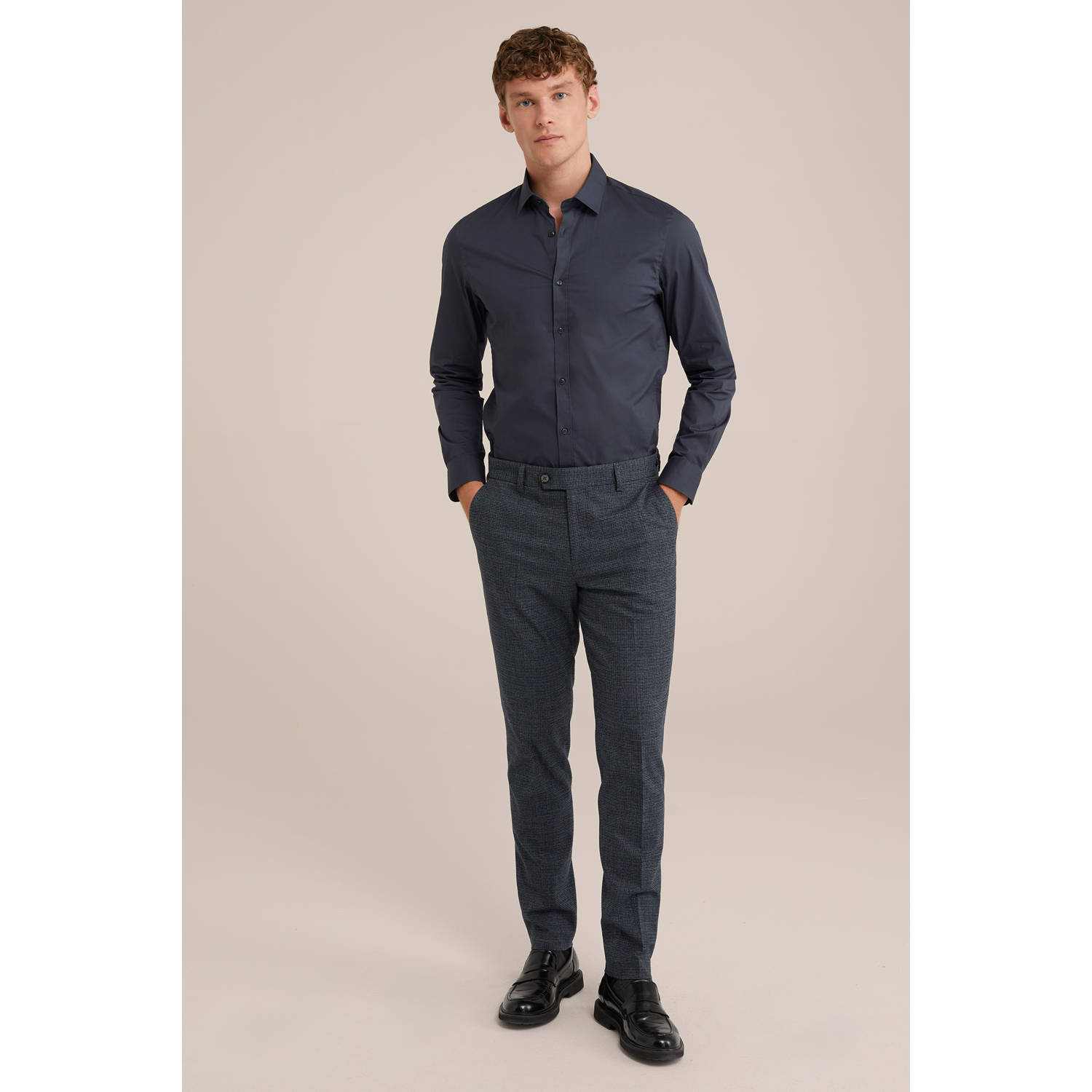 WE Fashion WE Fundamentals overhemd dark grey