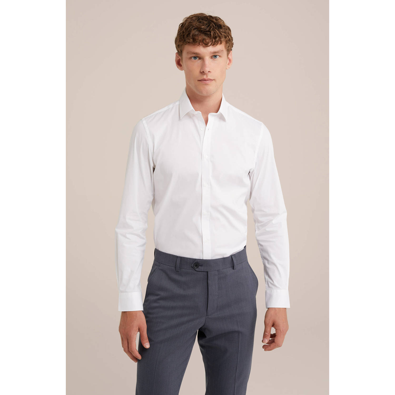 WE Fashion WE Fundamentals overhemd white uni