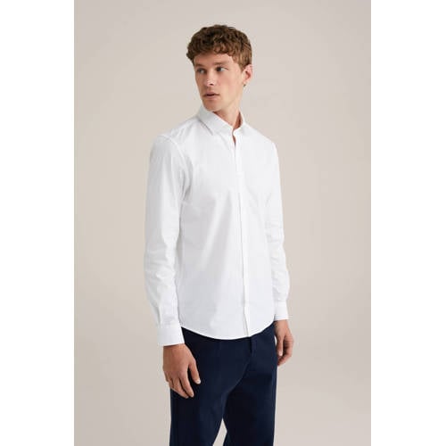 WE Fundamentals overhemd white uni afbeelding