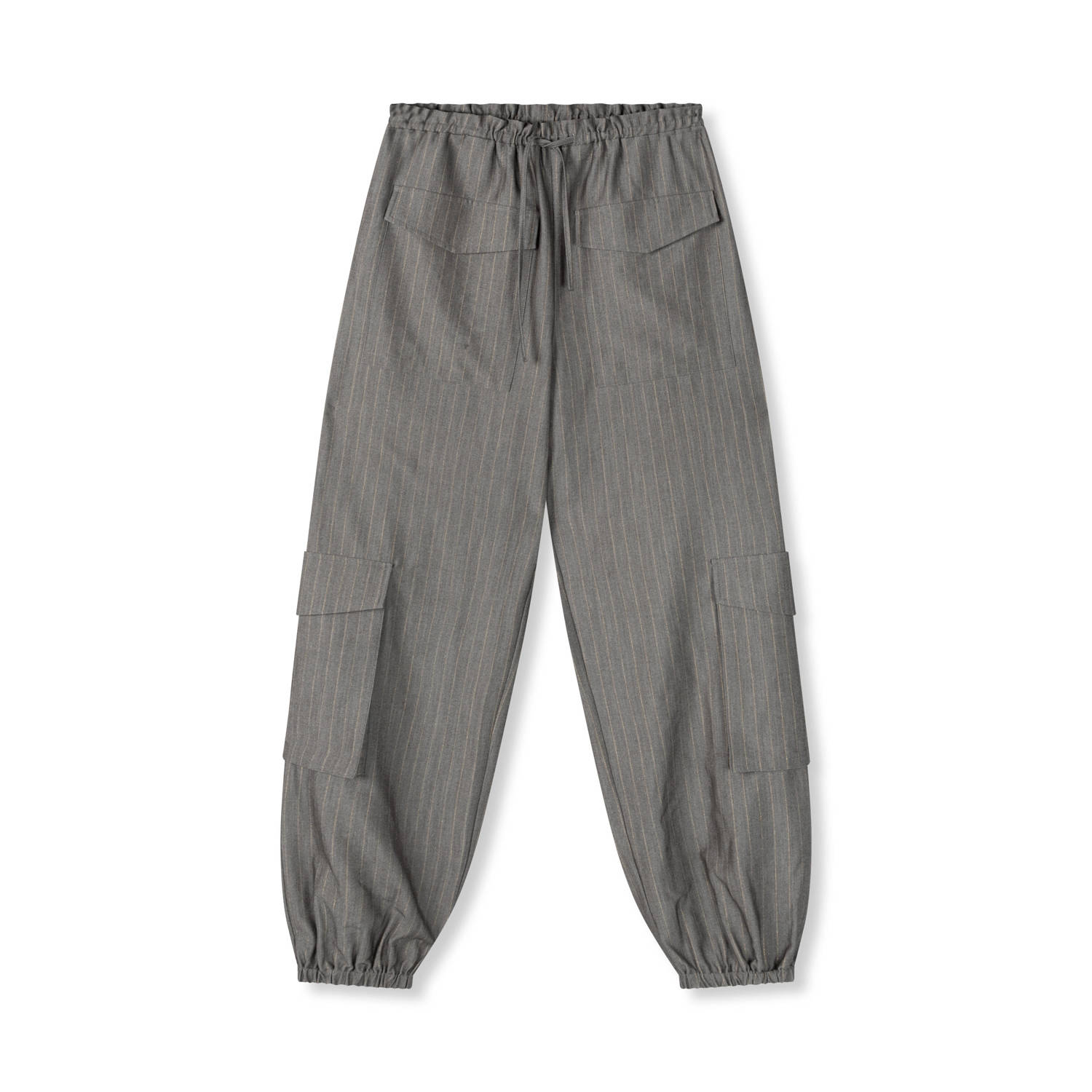 Refined Department straight fit broek Vikki grijs