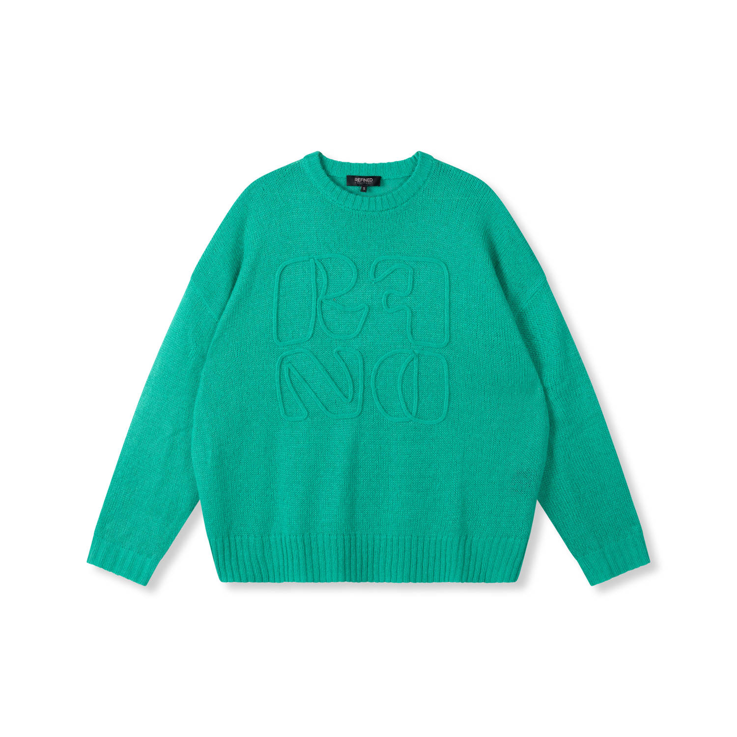 Refined Department gebreide trui MOMO petrol