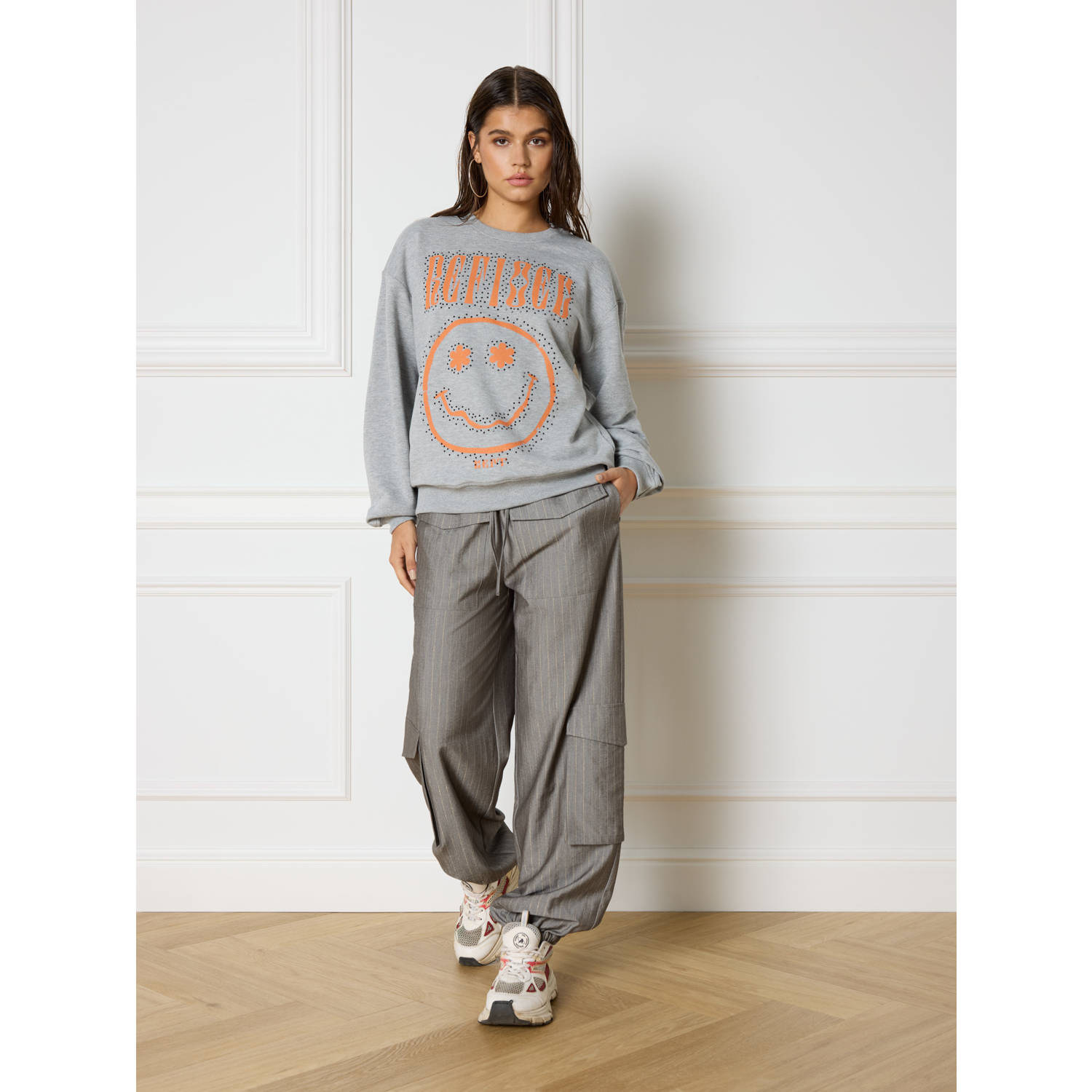 Refined Department Jane Dames Sweater Vest Grijs Gray Dames