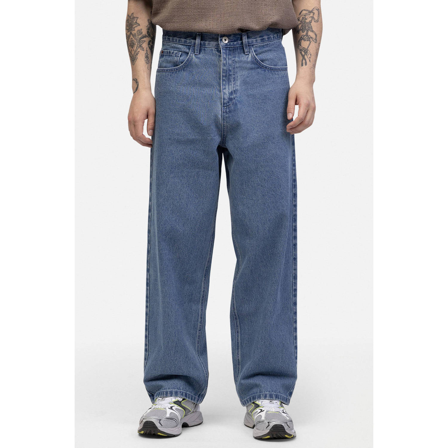 Redefined Rebel loose fit jeans RRKingston mid blue