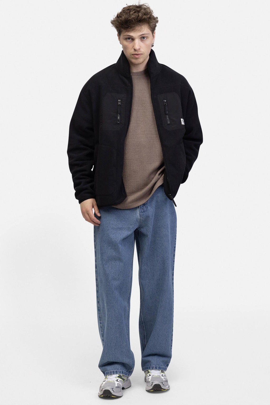 Redefined Rebel baggy fit jeans RRKingston mid blue