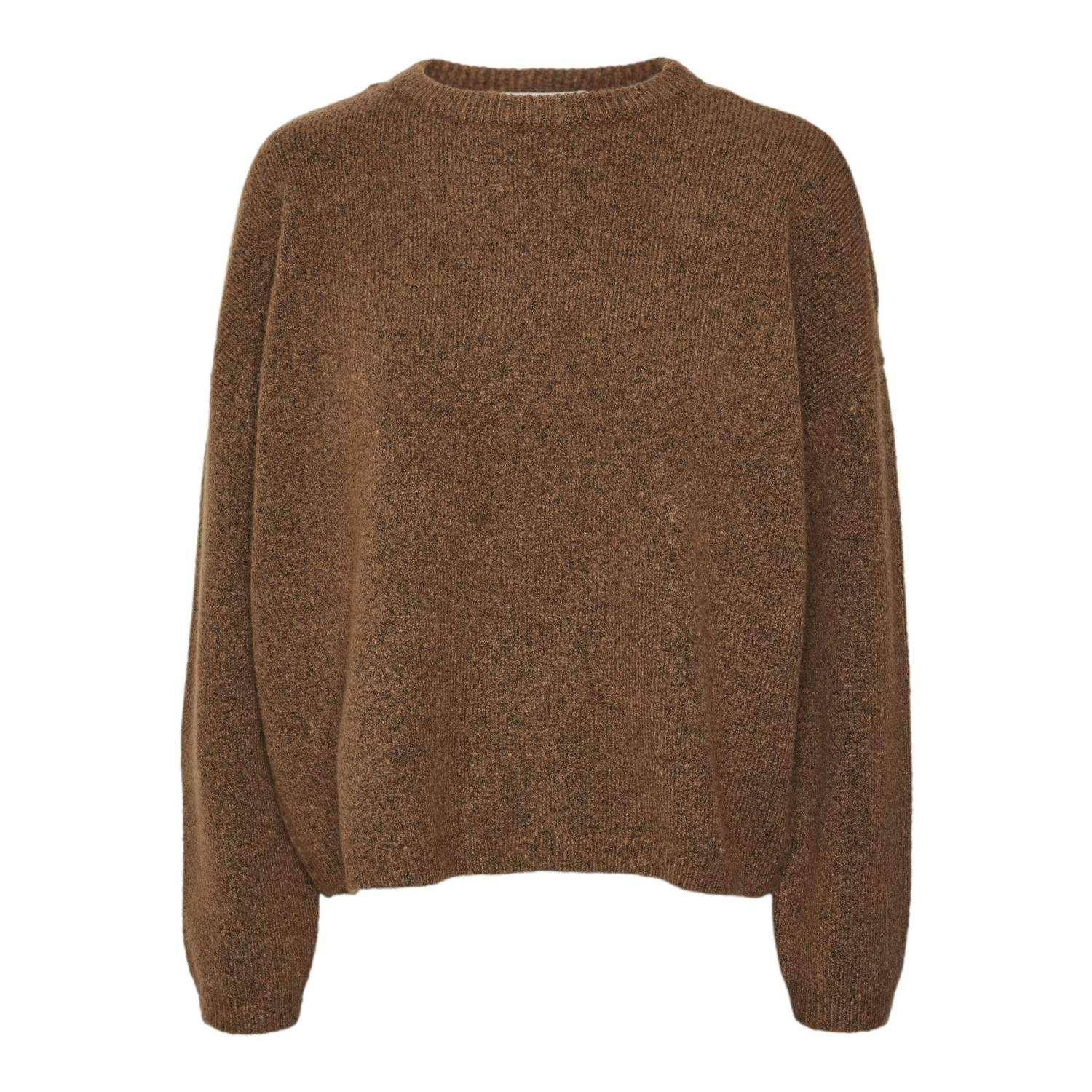 AWARE by VERO MODA wol gebreide trui bruin