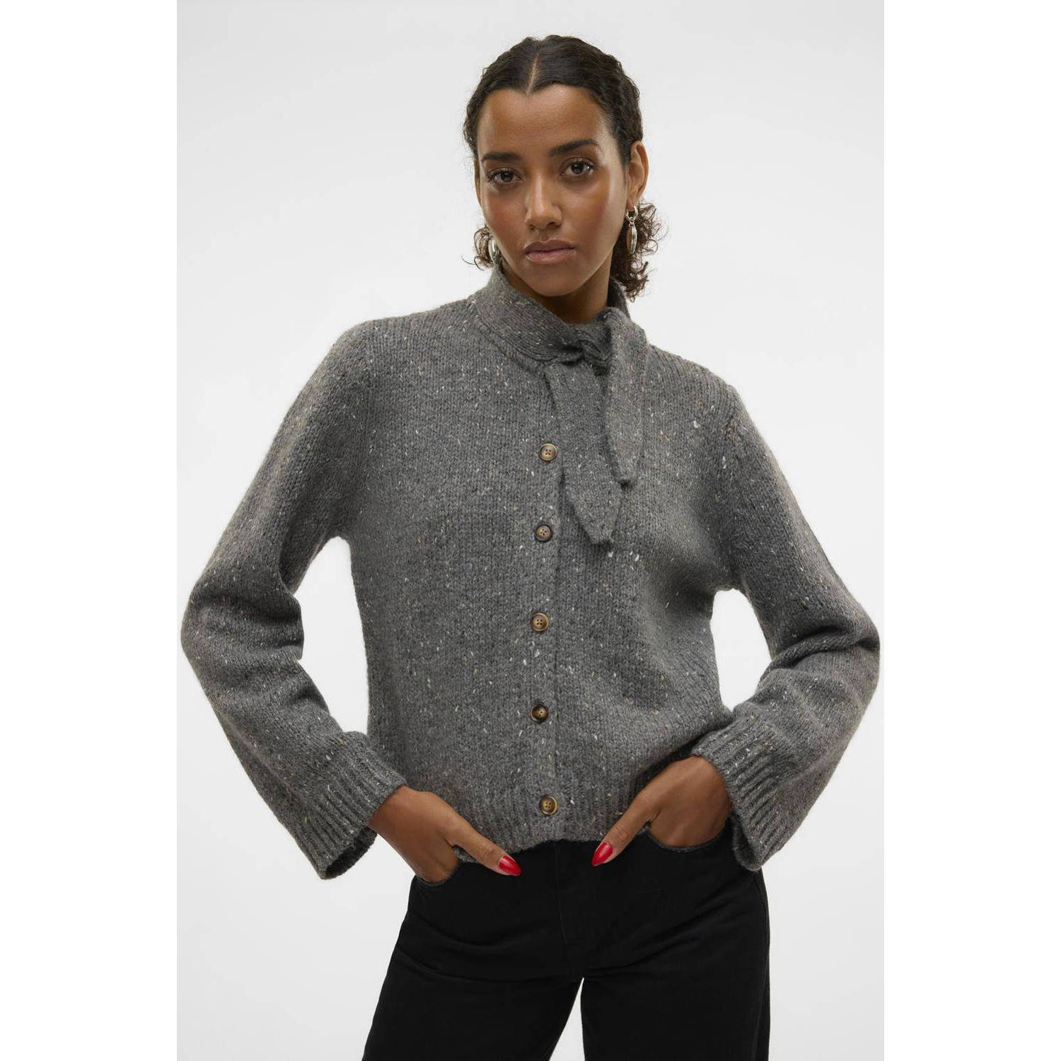 AWARE gemêleerd vest grijs