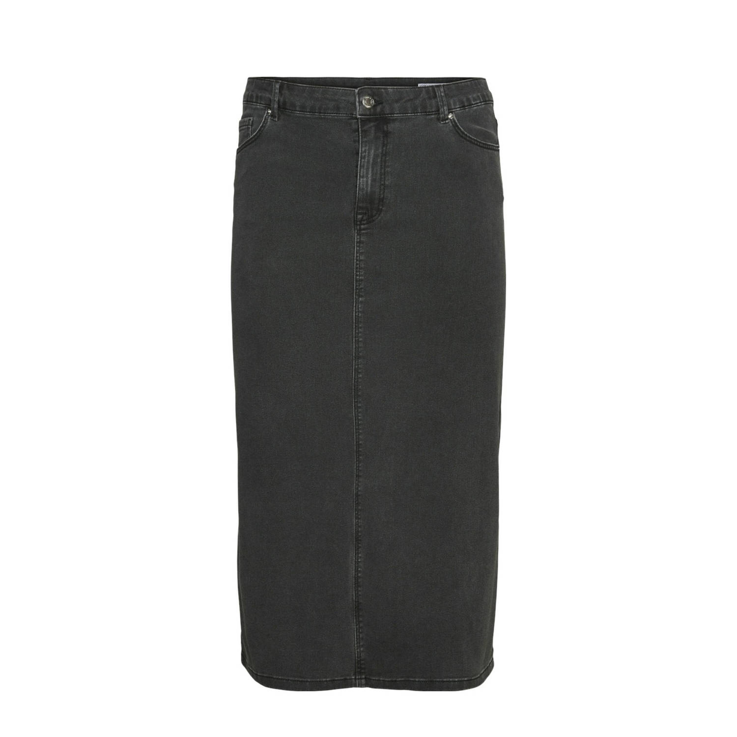 VERO MODA CURVE denim spijkerrok grey denim