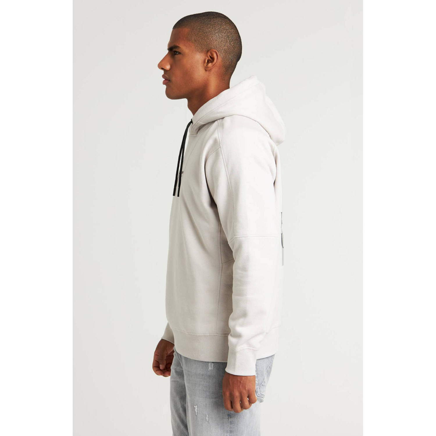 CHASIN' hoodie lichtgrijs