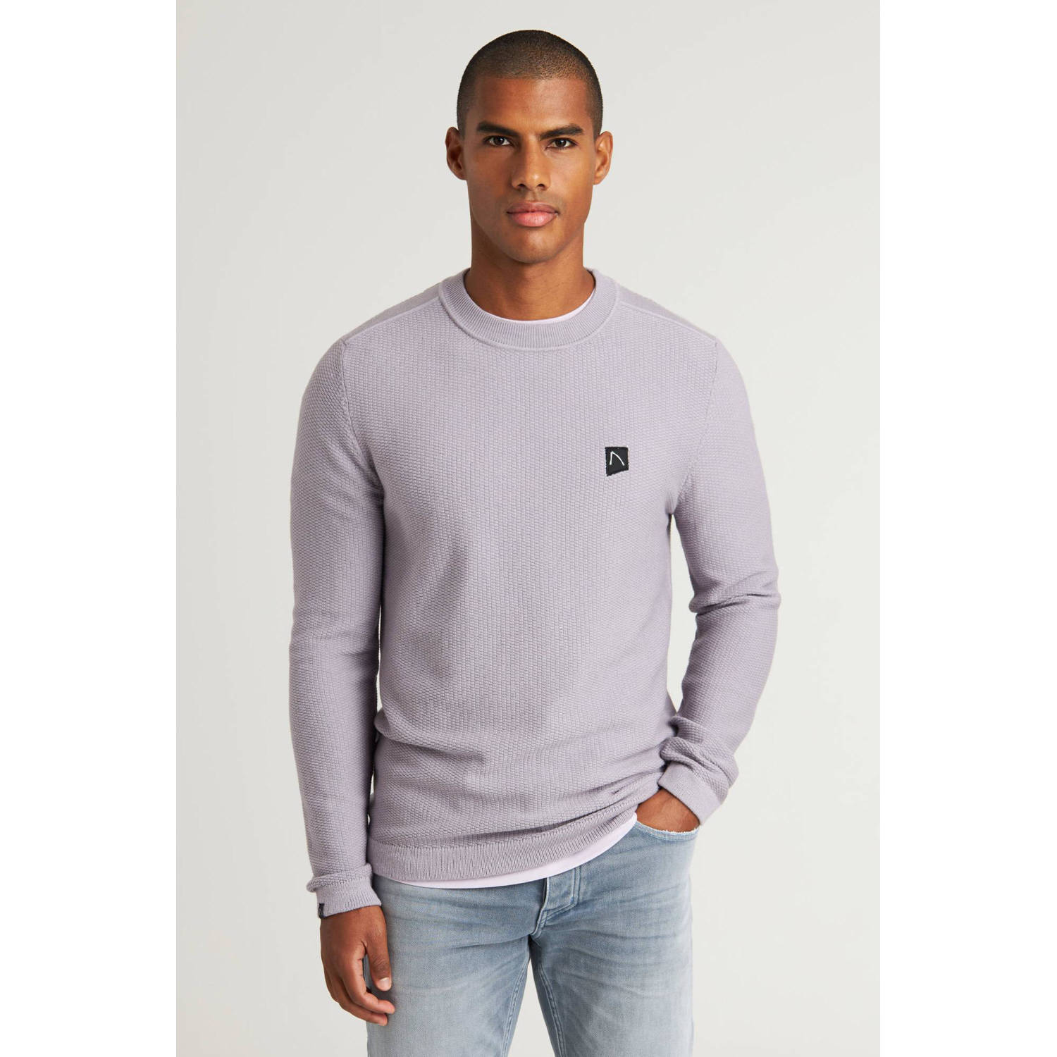 Chasin Armor Pullover Purple Heren