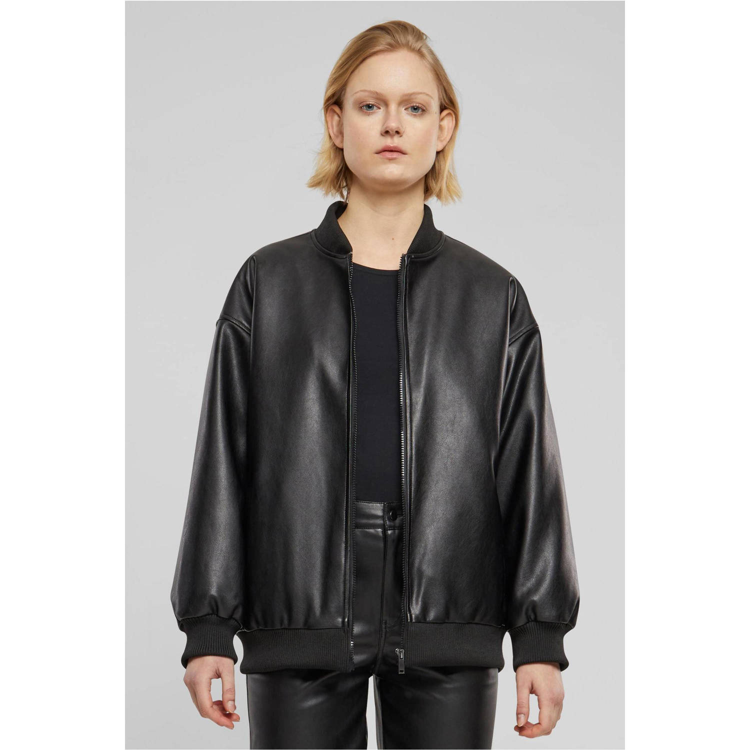 Urban Classics Windjack Blouson cuir synthétique femme