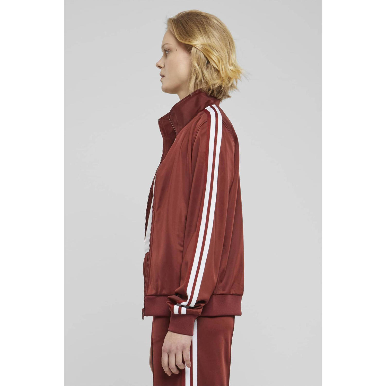 Urban Classics Curvy vest donkerrood
