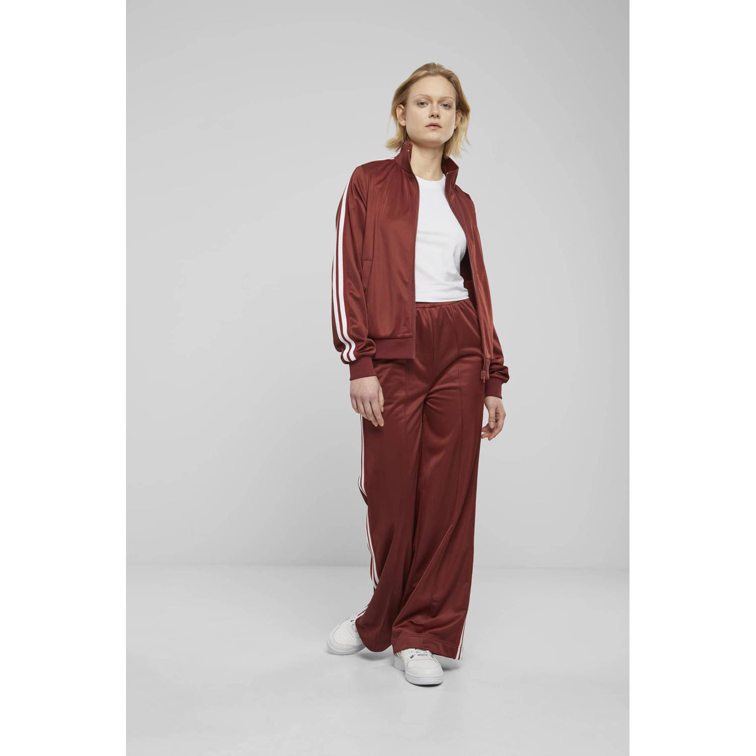 Urban Classics Curvy vest donkerrood