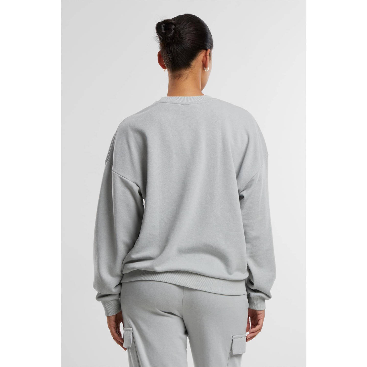 Urban Classics Curvy sweater grijs