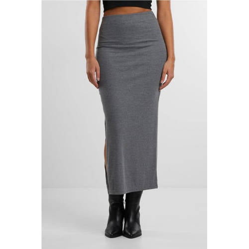 Urban Classics Curvy rok antraciet afbeelding