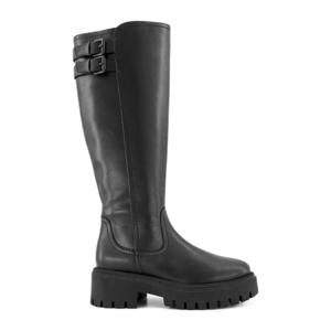   chunky hoge laarzen zwart