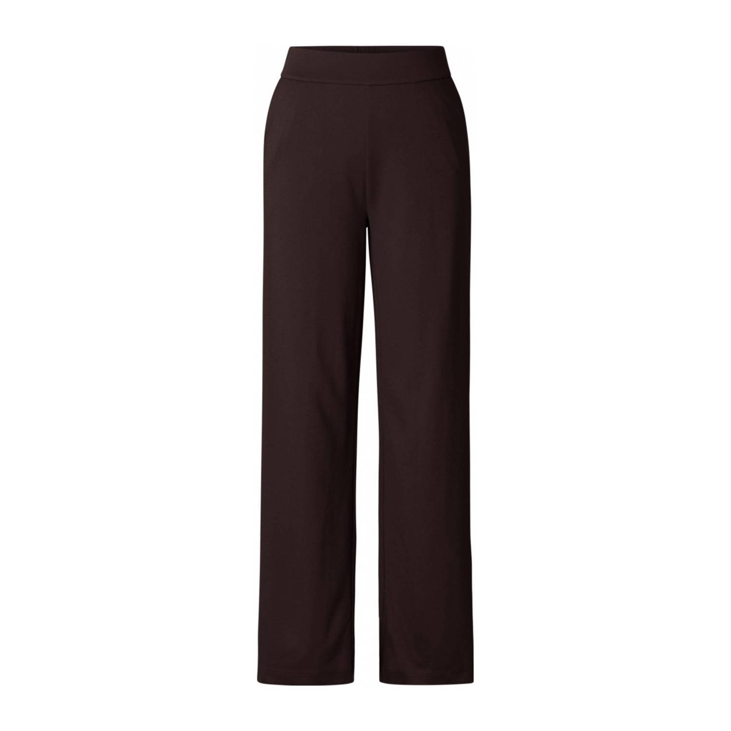 Yest wide leg pantalon deep brown