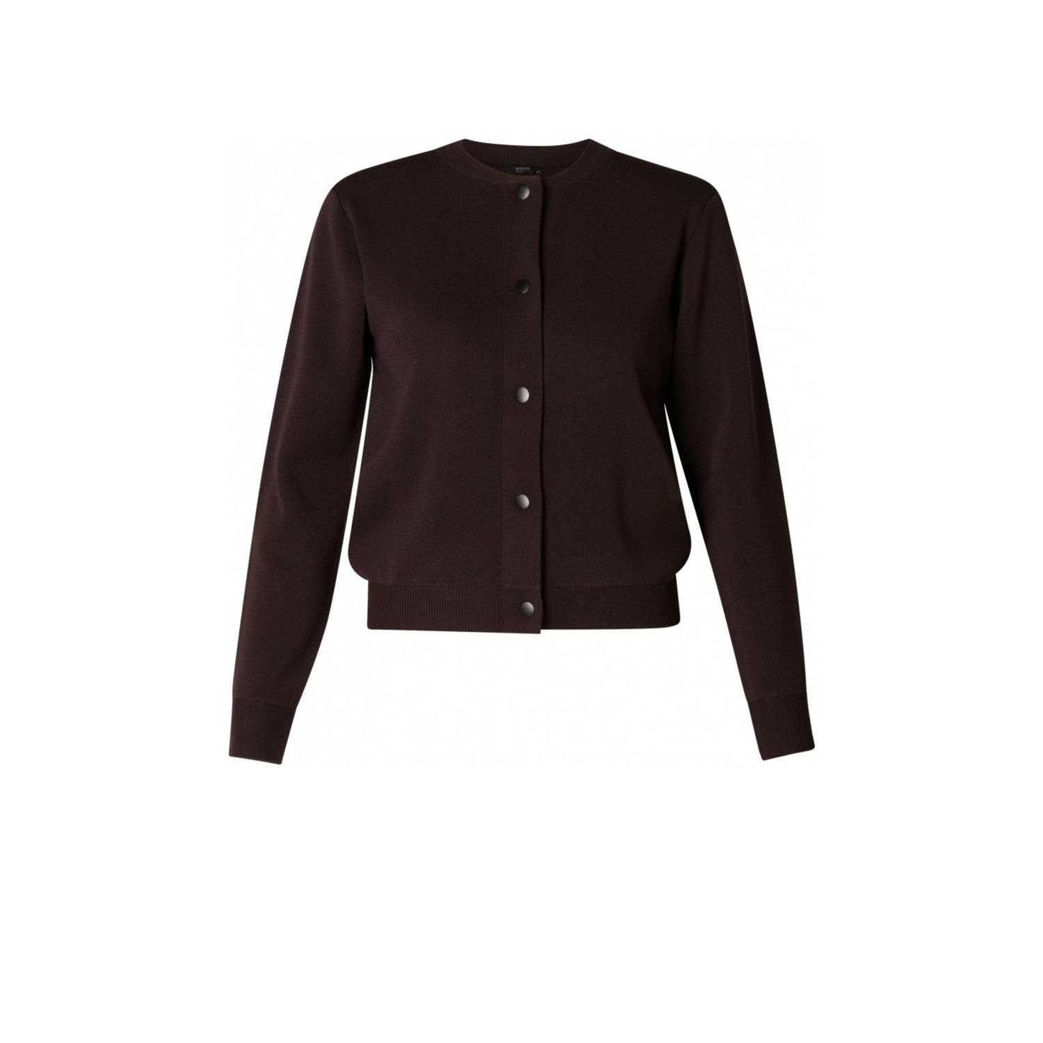 Yesta vest donkerbruin